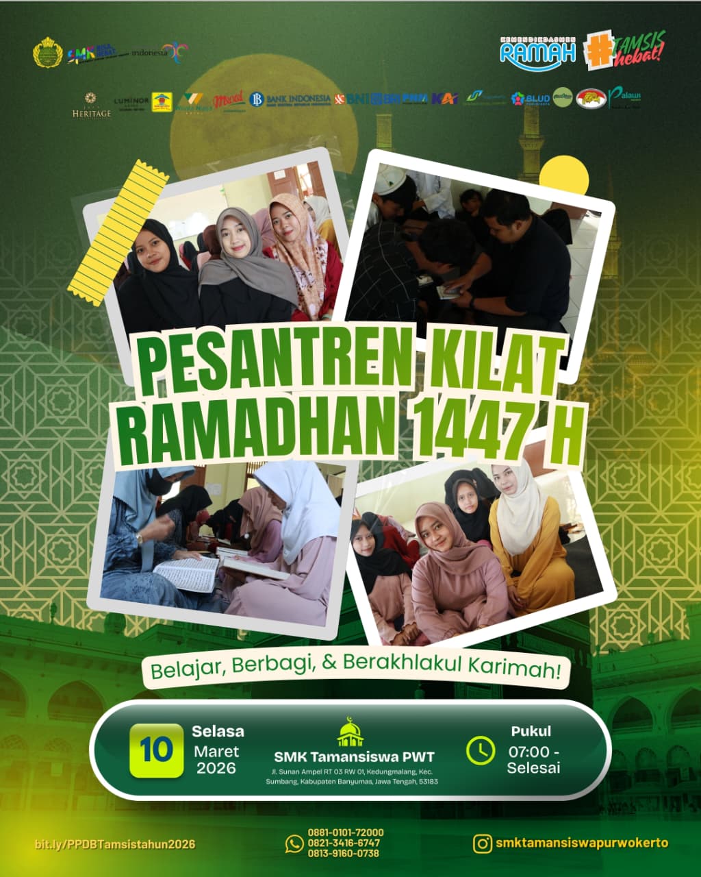 Pesantren Kilat hari ke-2 di SMK Tamansiswa Purwokerto